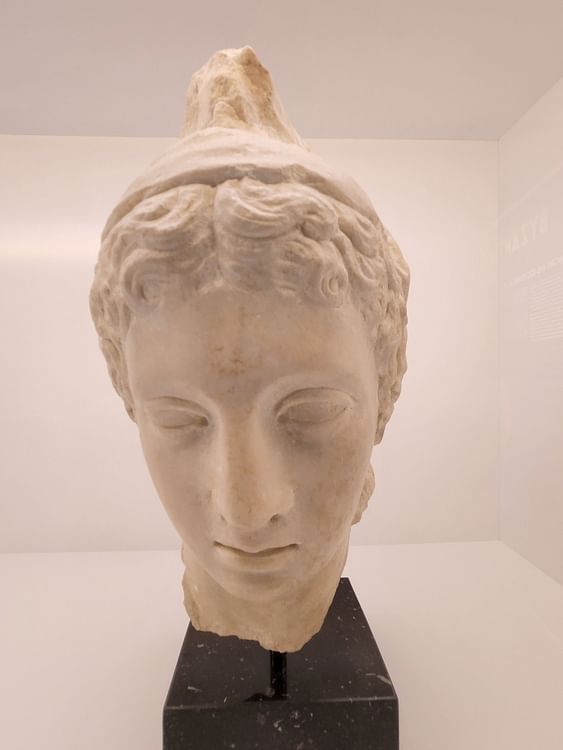 Head of a Statue of Paris