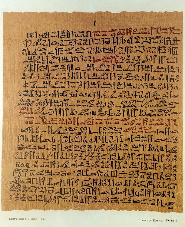 Reproduction of the Ebers Papyrus