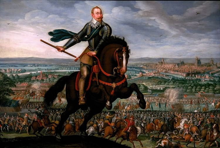 Gustavus Adolphus at Breitenfeld, 1631