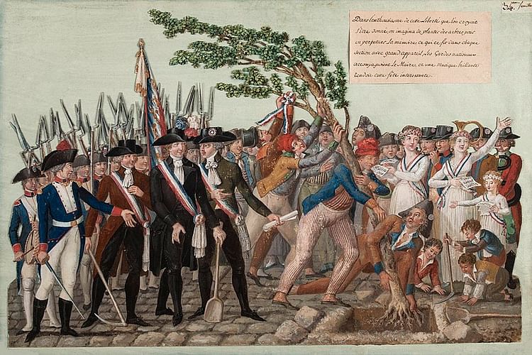 Planting of a Liberty Tree in Revolutionary France