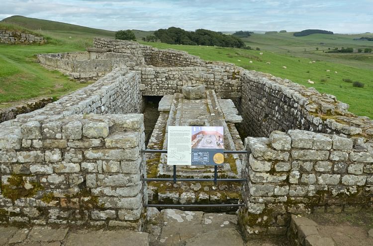 Latrine at Housesteads Roman Fort