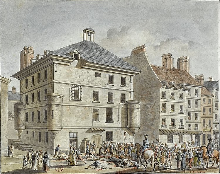 The September Massacres Outside the Abbaye Prison