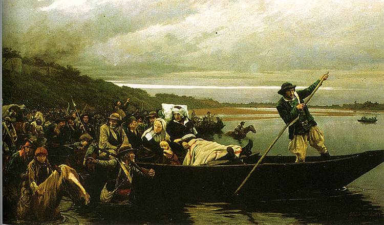 Vendean Rebels Cross the Loire