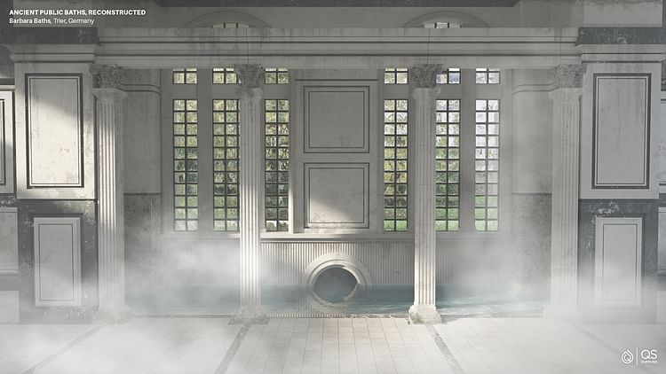 Barbara Baths, Trier - Digital Reconstruction