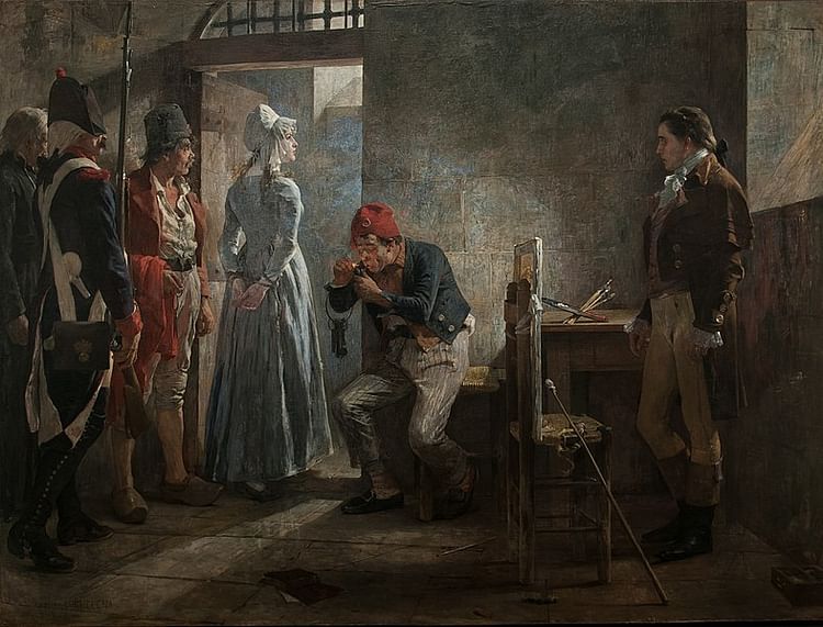 Charlotte Corday Being Conducted to Her Execution