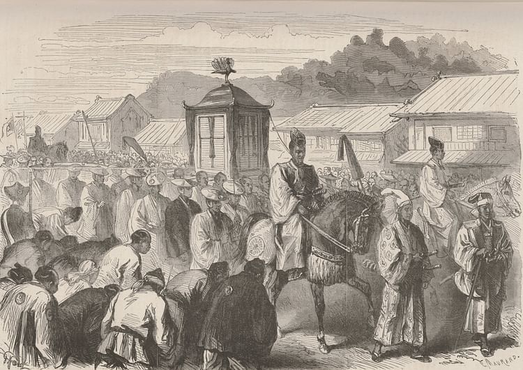 Emperor Meiji Moving from Kyoto to Tokyo