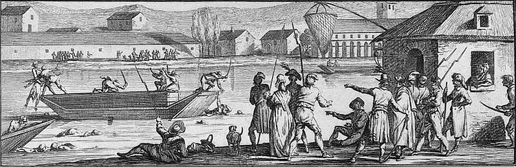 Drownings at Nantes, 1793-94