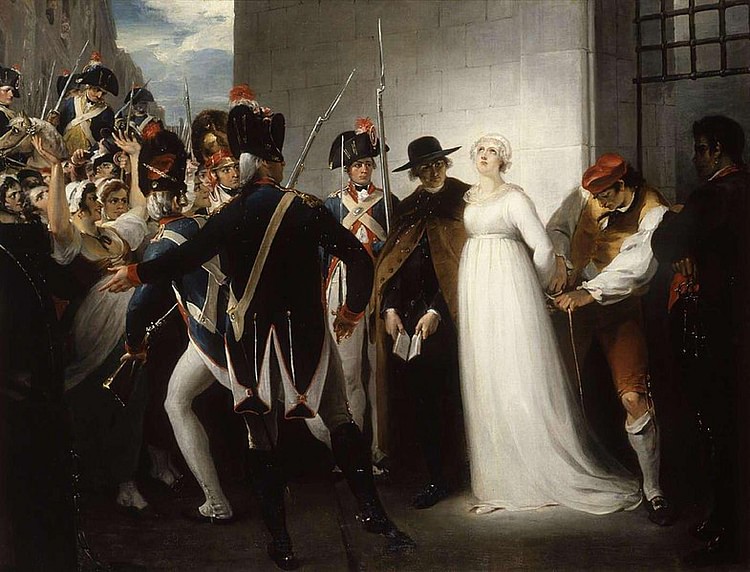 Marie Antoinette Being Taken to Her Execution, 16 October 1793