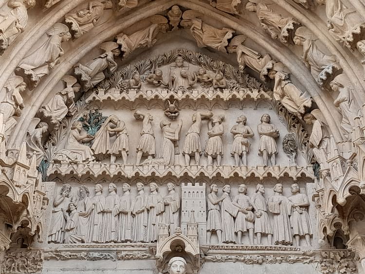 Life of Saint Stephen, Portal of Bourges Cathedral