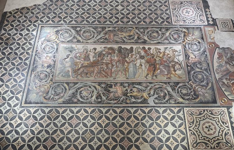Indian Triumph of Dionysus Mosaic