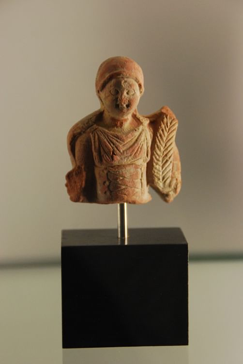 Roman Terracotta Depicting a Winning Charioteer.