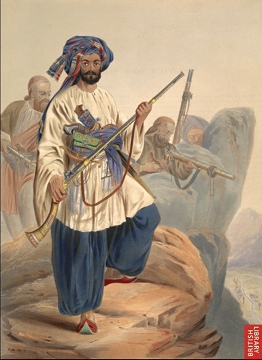 Afghan Soldier with Jezail