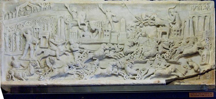 Roman Quadriga Race in the Circus Maximus