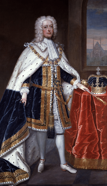 George II of Great Britain by Jervas