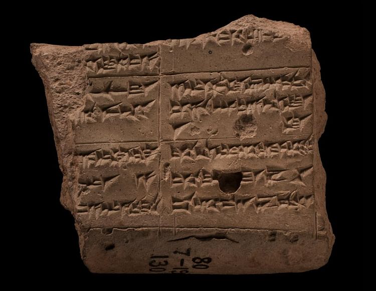 Mesopotamian Tablet with Proverbs