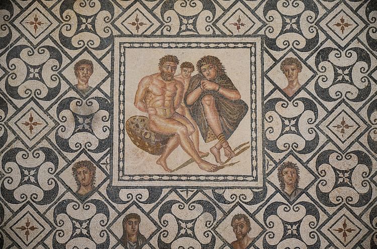 Mosaic of the Captives, Tipaza