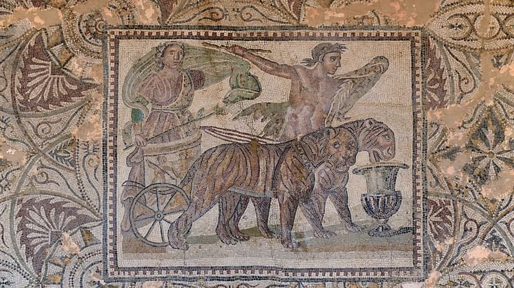 Triumph of Dionysus Mosaic from Caesarea in Mauretania