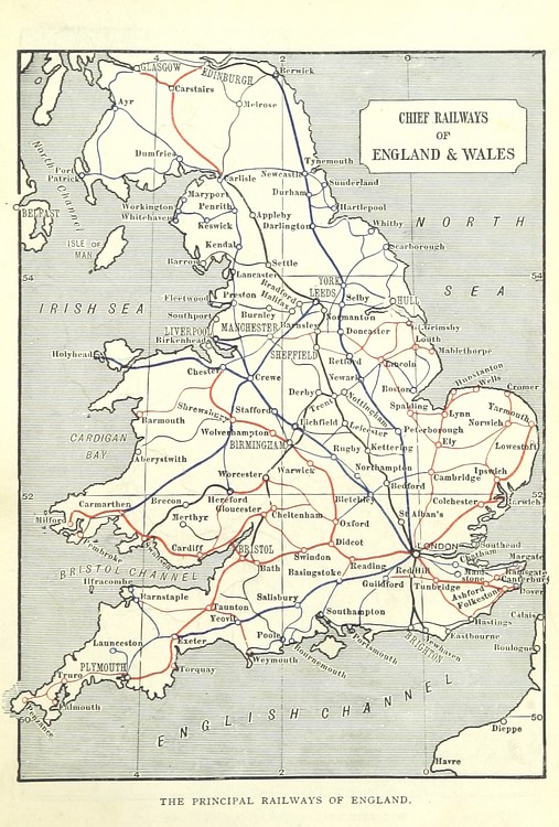 England & Wales Railway Network, 1898