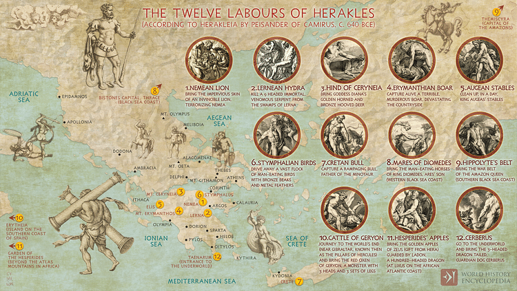 The Twelve Labours of Herakles