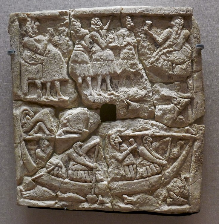 Mesopotamian Banquet Scene