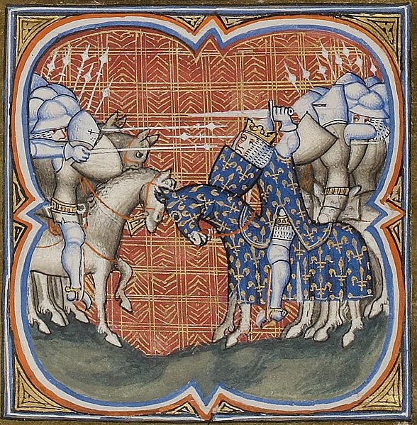 Battle between King Chlothar II and the Saxons, 623 CE