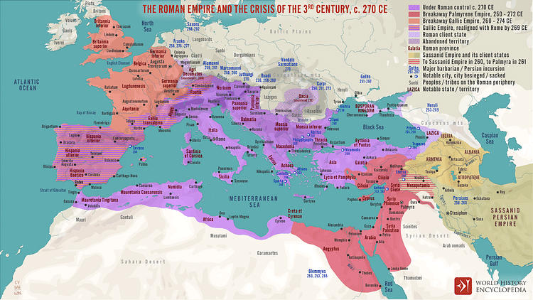 The Roman Empire and the Crisis of the Third Century, c. 270 CE