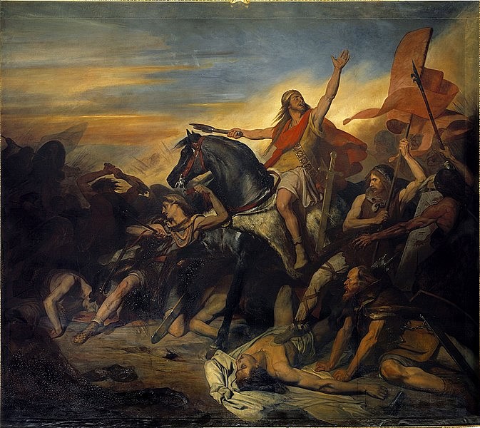 Clovis at the Battle of Tolbiac