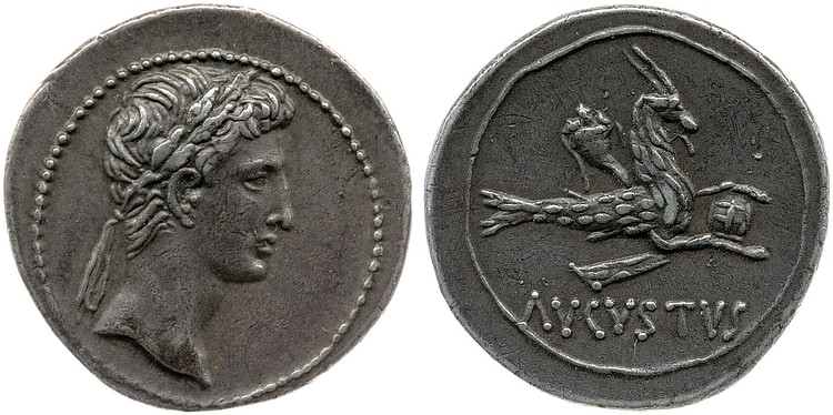 Roman Coin with Zodiac Sign