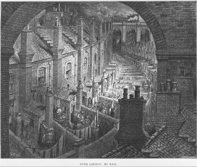 London Housing by Gustave Doré