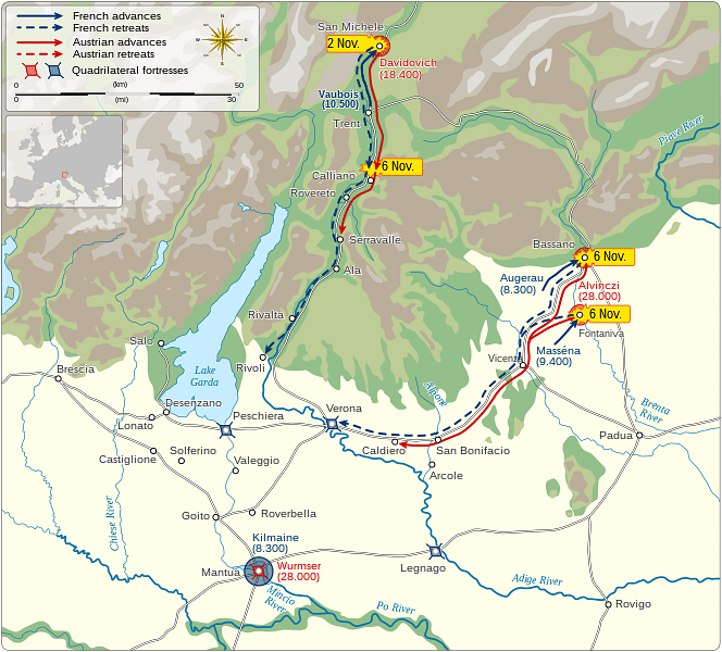 Initial Phase of the Arcole Campaign