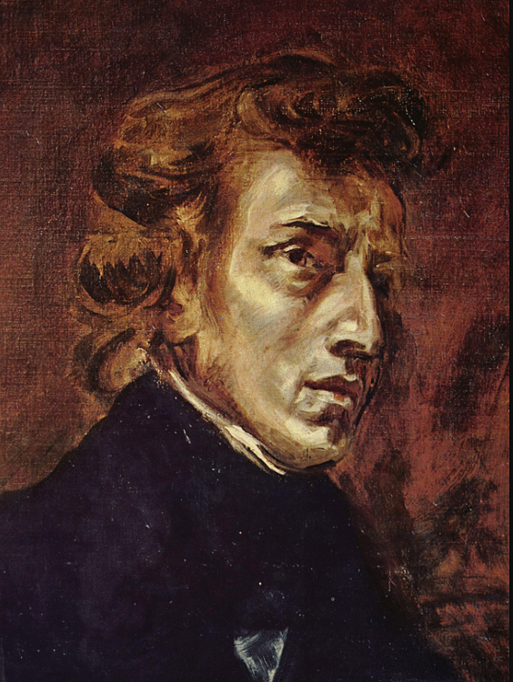 Chopin by Delacroix