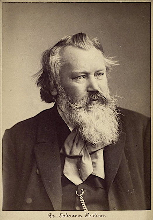 Photograph of Johannes Brahms