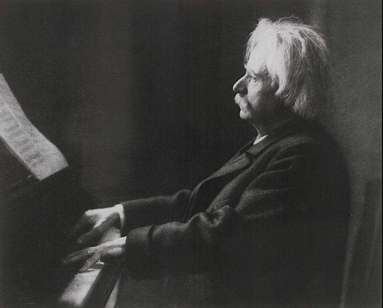 Edvard Grieg at the Piano
