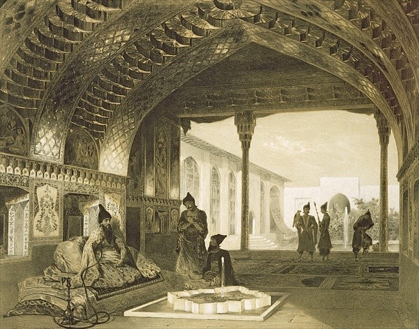 The Hall of Mirrors in the Palace of Erivan's Sardar