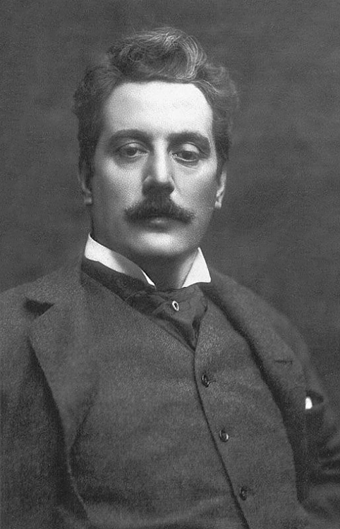 Photo-portrait of Giacomo Puccini