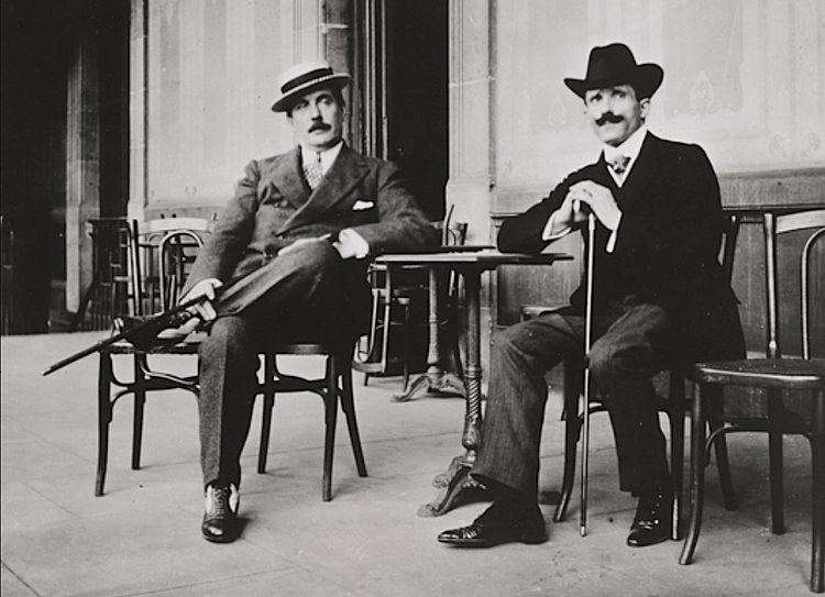 Photograph of Puccini and Toscanini
