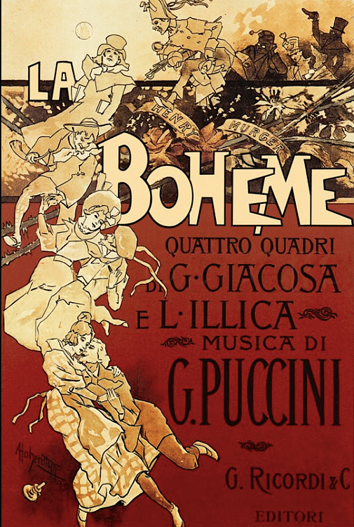 Poster for La Bohème
