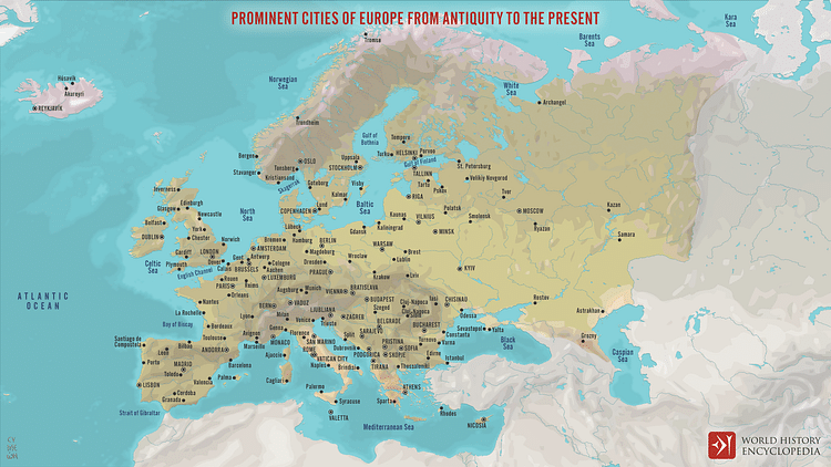 Prominent Cities of Europe from Antiquity to the Present