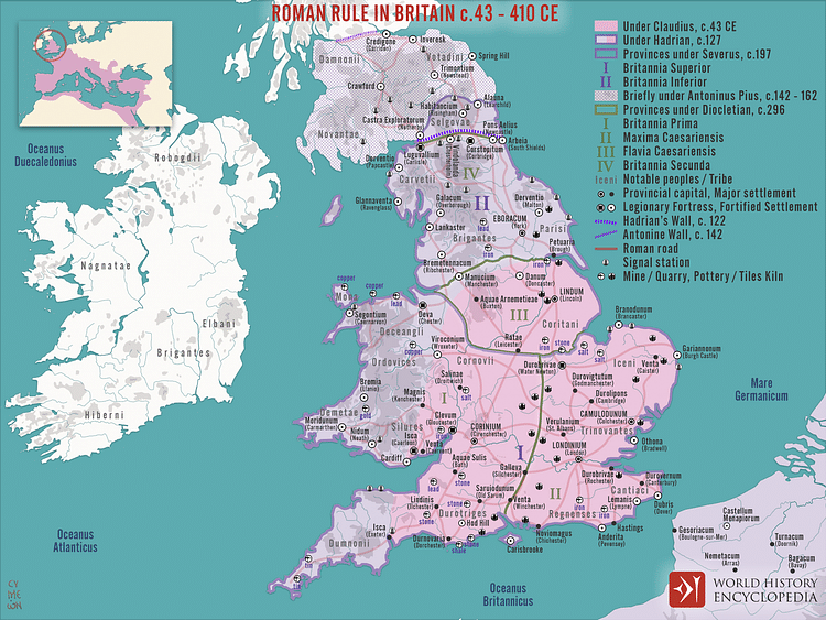 Roman Rule in Britain c.43 - 410 CE