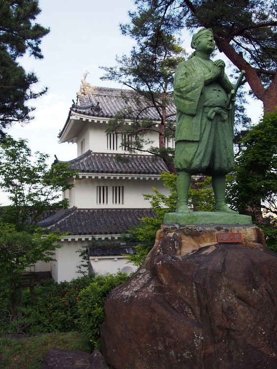 Statue of Amakusa Shiro at Shimabara Castle