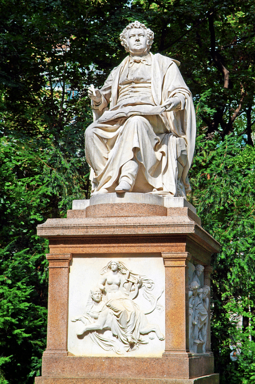 Schubert Memorial Statue
