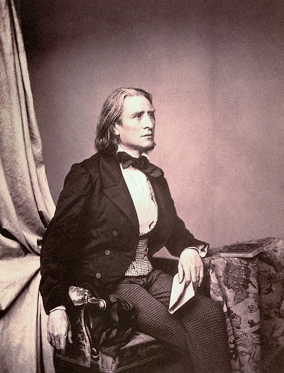 Franz Liszt in 1858