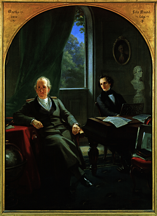 Mendelssohn Plays to Goethe