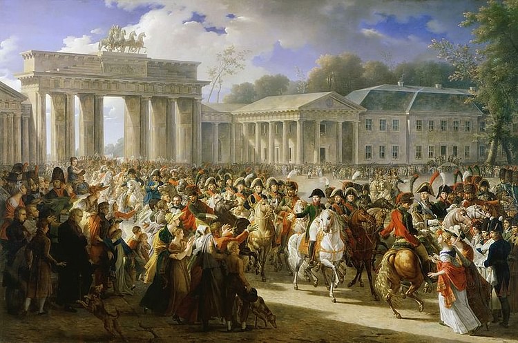 Napoleon Entering Berlin, 27 October 1806