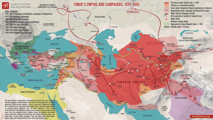 Canan Timur Timur: El brutal conquistador de Asia Central - Enciclopedia de la ...