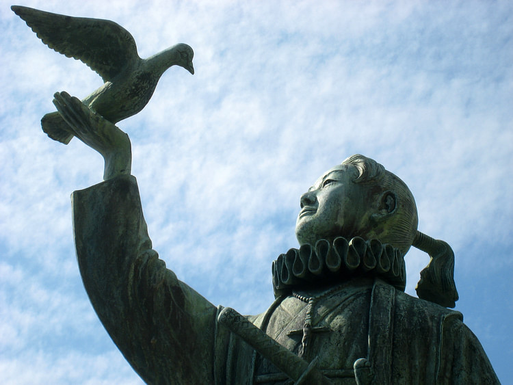 Statue of Amakusa Shiro in Amakusa