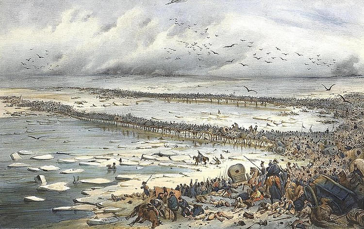 The Grande Armée Retreats Across the Berezina