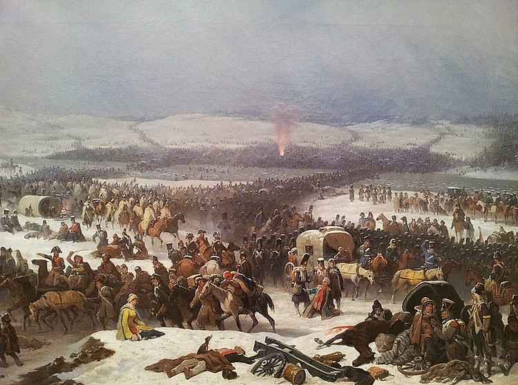 The Grande Armée Crosses the Berezina