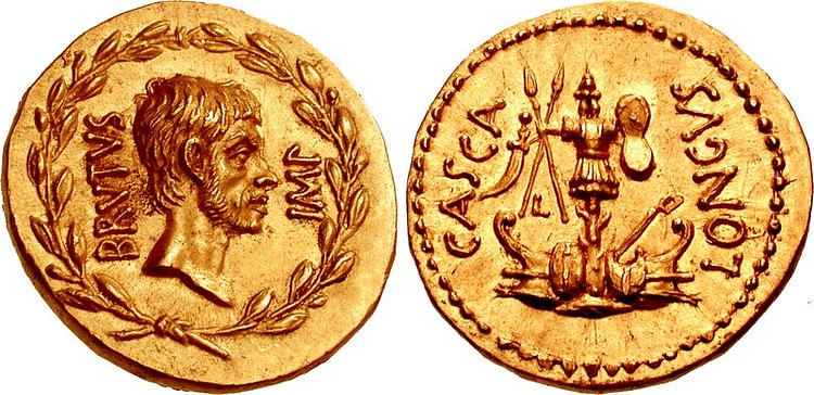 Gold Coin of Brutus