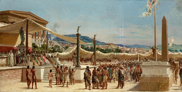 Titus Quinctius Flamininus Offers Liberty to the Greeks